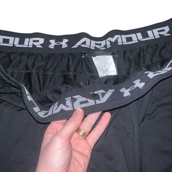 UNDER ARMOUR Black Drawstring Basketball Shorts Size 3XL - Picture 4 of 9
